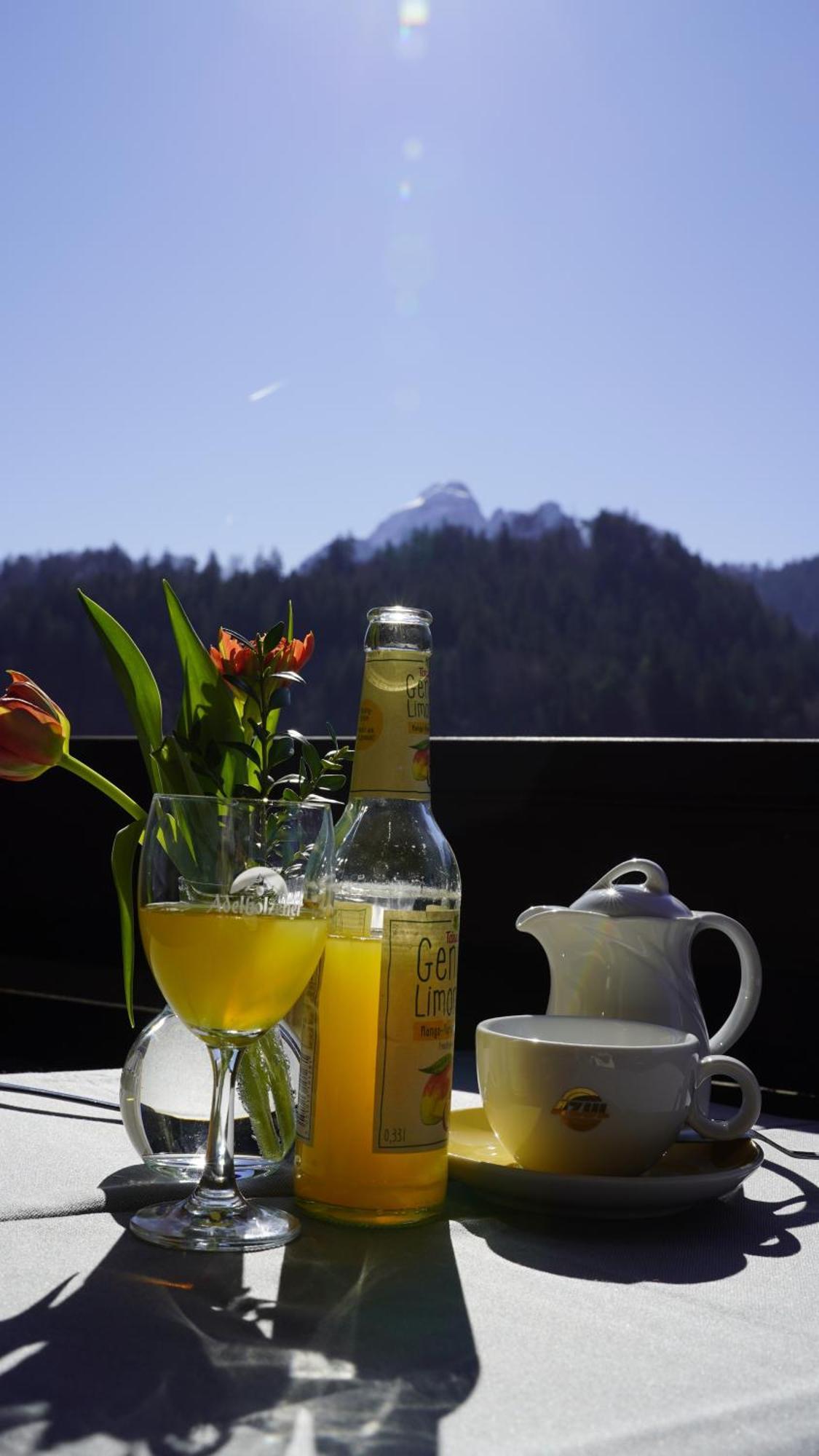 Hotel Restaurant Fruehlingsgarten Фюссен Экстерьер фото